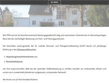Tablet Screenshot of dr-loetzke.de